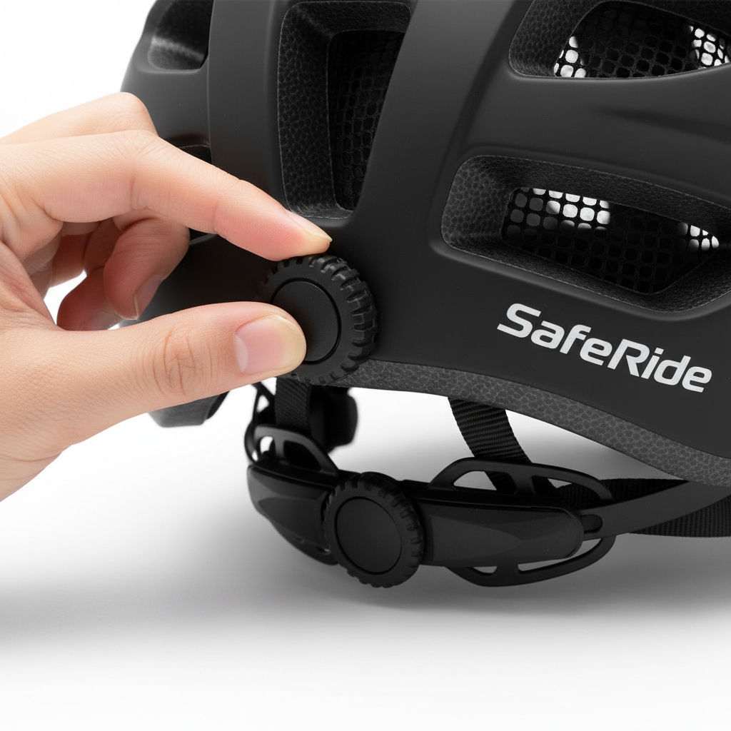 SafeRide Helmet Back